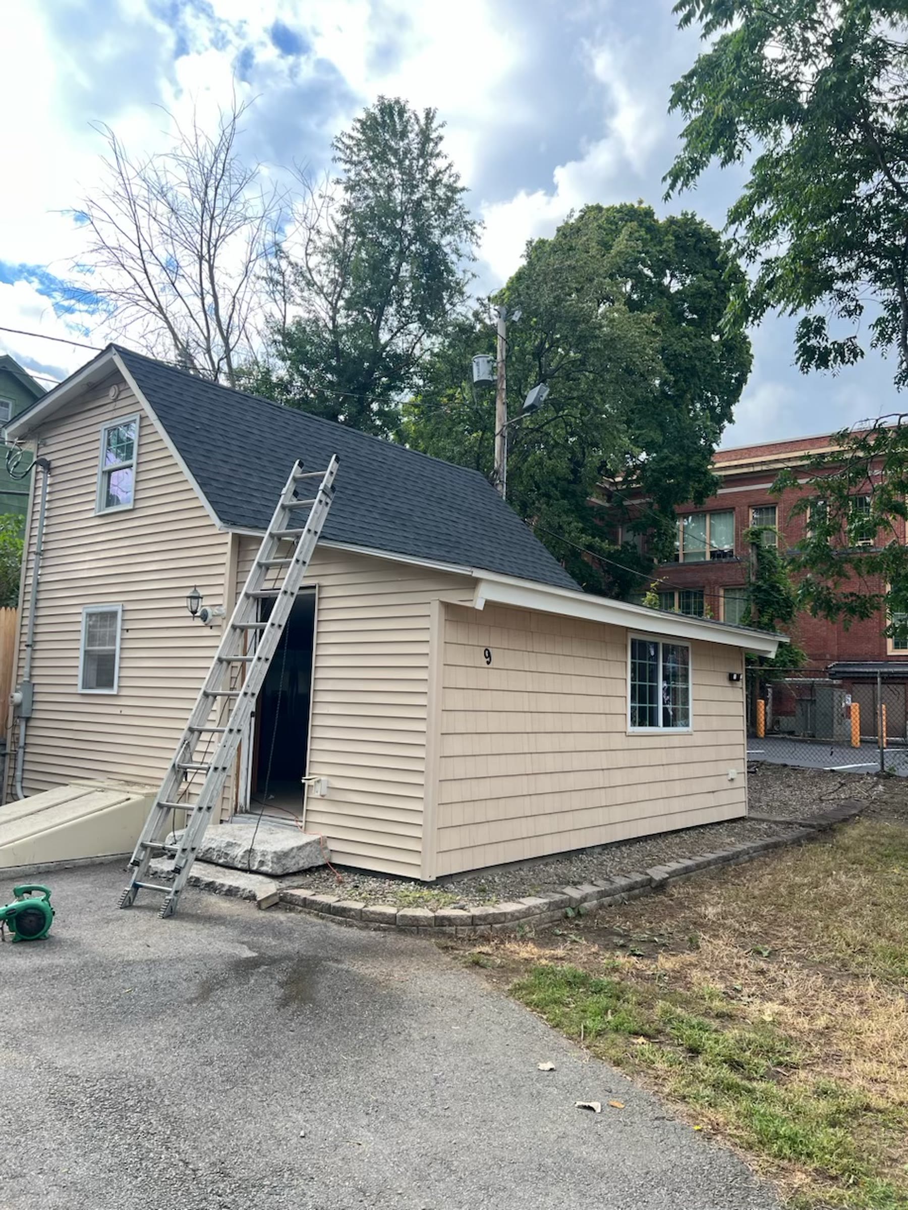 Completed roof and siding replacement